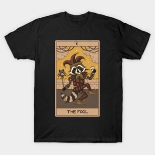 The Fool - Raccoons Tarot T-Shirt